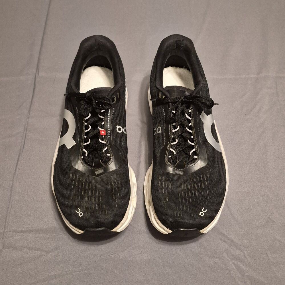 On Cloudmonster 2 Women's Size 8 Black White Running Shoes Sneakers 3WE10111197